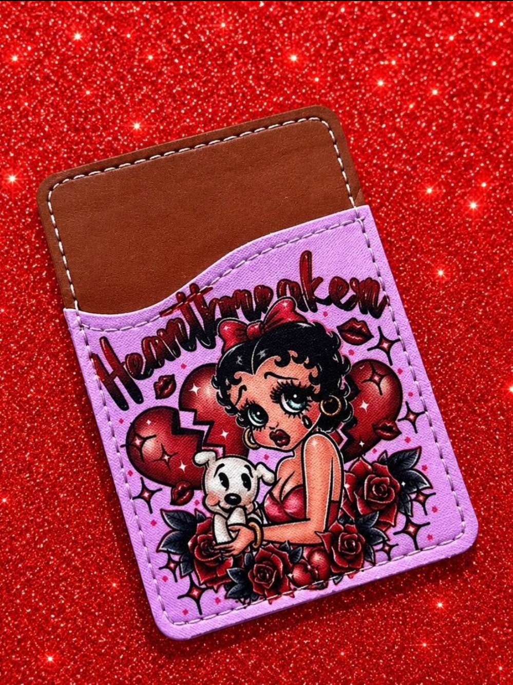 betty boop retro vintage card holder